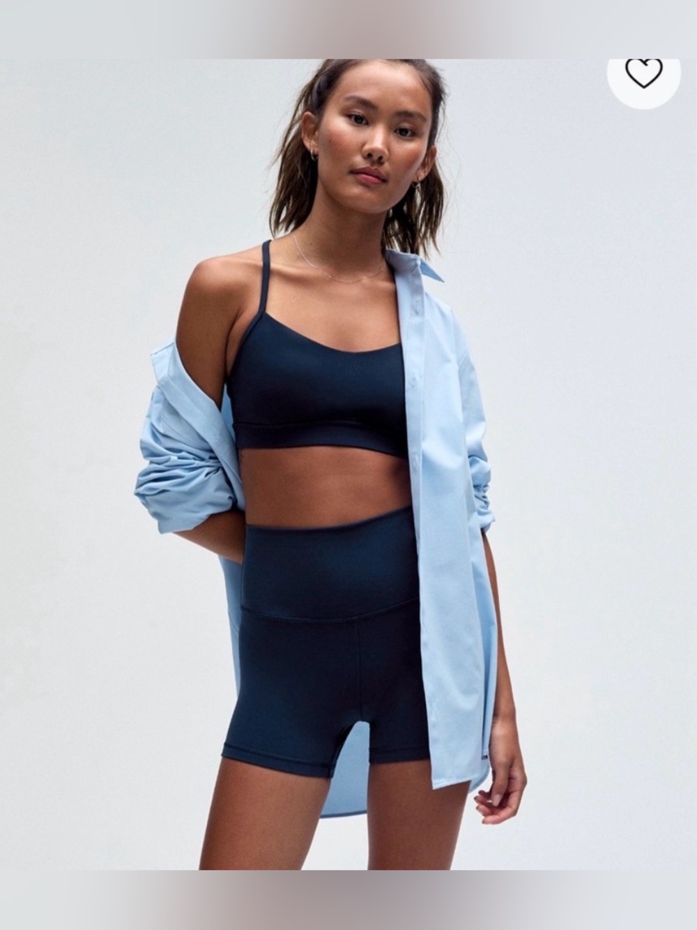 Lululemon Flow Y Bra Evolve Nulu True Navy